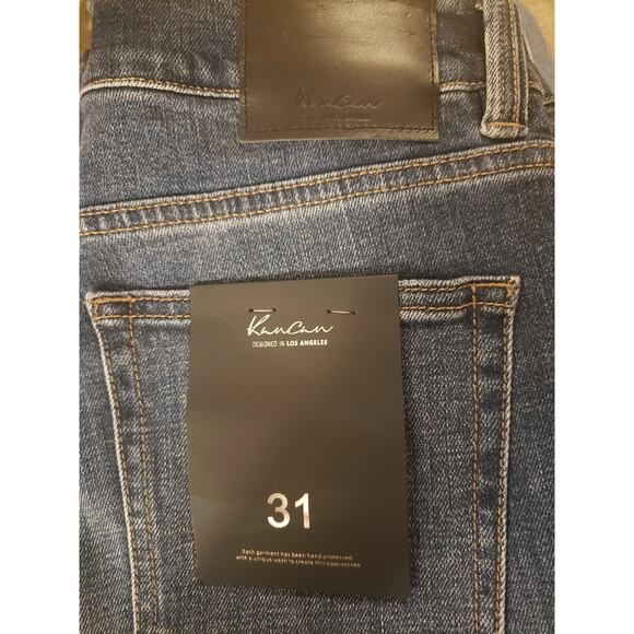 NWT KanCan Men's Slim Straight Medium Wash Size 31 / 31 Comfort Stretch - Picture 5 of 6